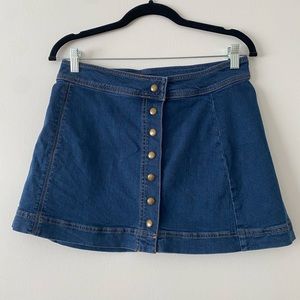 Free People Denim Skirt